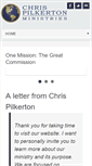 Mobile Screenshot of chrispilkerton.com